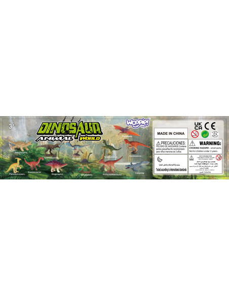 WOOPIE Zestaw Figurki Dinozaury 18 szt. - wersja 1