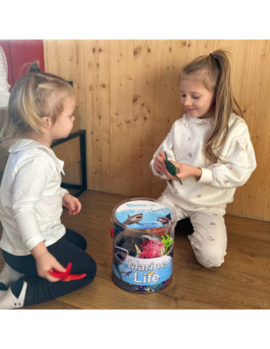 WOOPIE Zestaw Figurki Zwierzeta Morskie 34 szt.