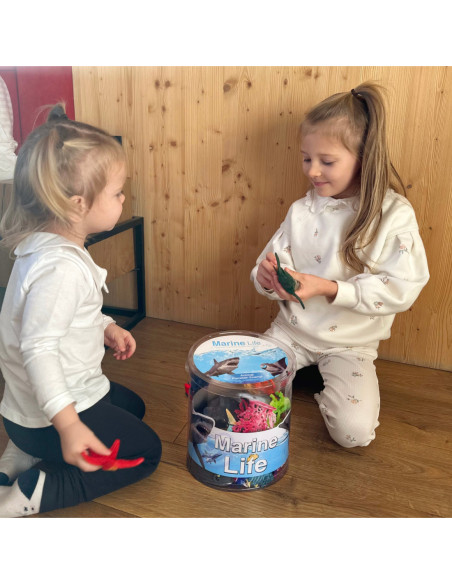 WOOPIE Zestaw Figurki Zwierzeta Morskie 34 szt.