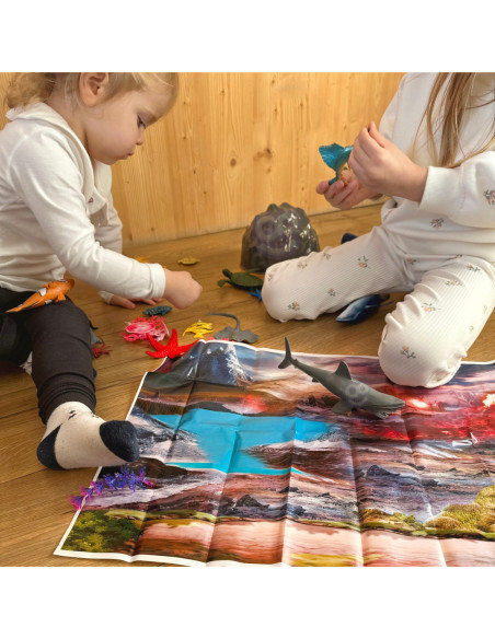 WOOPIE Zestaw Figurki Zwierzeta Morskie 34 szt.