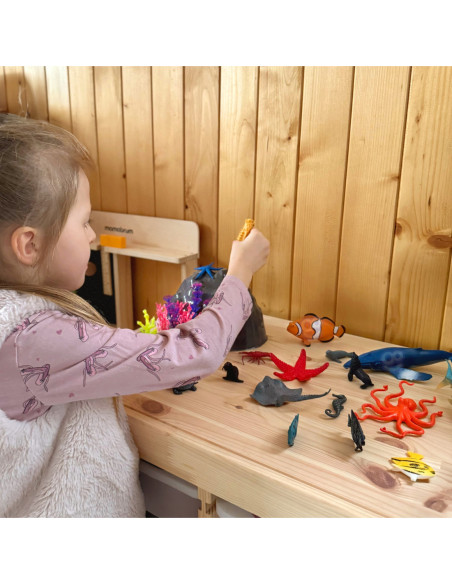 WOOPIE Zestaw Figurki Zwierzeta Morskie 34 szt.