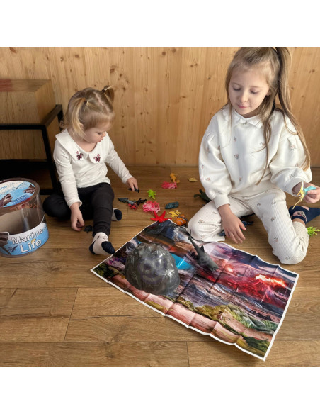 WOOPIE Zestaw Figurki Zwierzeta Morskie 34 szt.