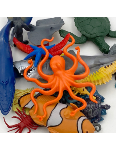 WOOPIE Zestaw Figurki Zwierzeta Morskie 34 szt.