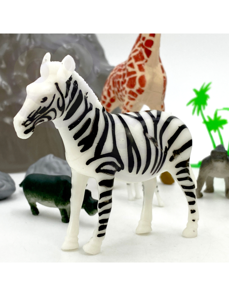 WOOPIE Zestaw Figurki Zwierzęta Safari 34 szt.