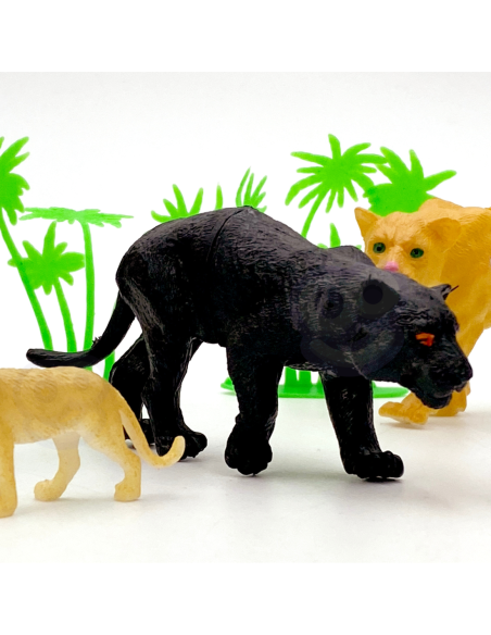 WOOPIE Zestaw Figurki Zwierzęta Safari 34 szt.