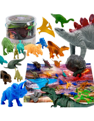 WOOPIE Zestaw Figurki Dinozaury 34 szt.