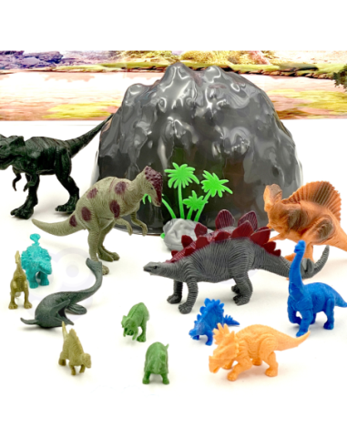 WOOPIE Zestaw Figurki Dinozaury 34 szt.