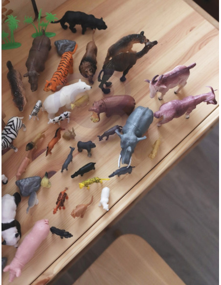 WOOPIE Zestaw Figurki Zwierzęta XXL 58 szt.