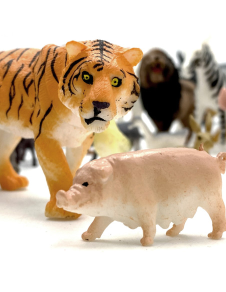 WOOPIE Zestaw Figurki Zwierzęta XXL 58 szt.