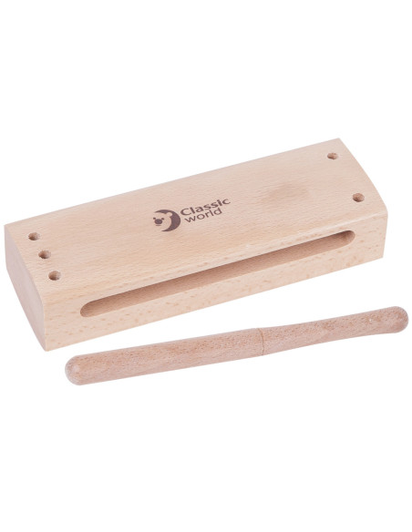 CLASSIC WORLD EDU Instrument Perkusyjny Wooden Block (Pudełko akustyczne)