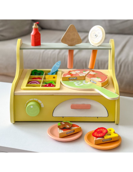 CLASSIC WORLD Drewniany Piec do Pizzy Oven Pizza 3+ FSC