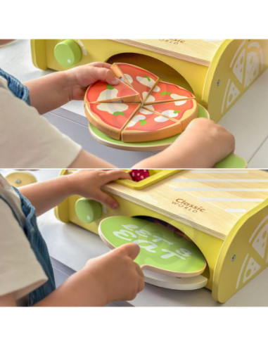 CLASSIC WORLD Drewniany Piec do Pizzy Oven Pizza 3+ FSC