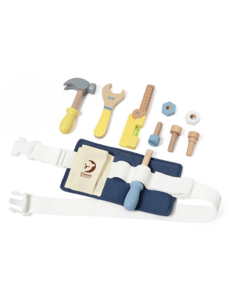 CLASSIC WORLD Zestaw Małego Majsterkowicza Pas z Narzędziami 13 el. FSC