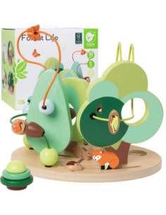 CLASSIC WORLD Educational Maze Przeplatanka Forest Life 18m+ FSC