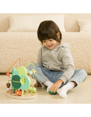 CLASSIC WORLD Edukacyjny Labirynt Przeplatanka Forest Life 18m+ FSC