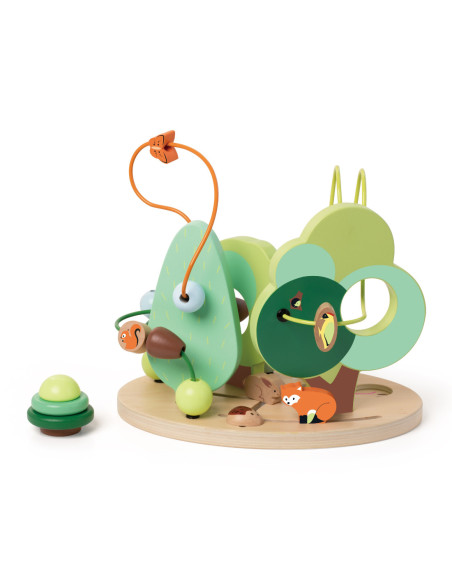 CLASSIC WORLD Edukacyjny Labirynt Przeplatanka Forest Life 18m+ FSC