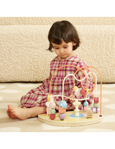 CLASSIC WORLD Edukacyjny Labirynt Przeplatanka Grace Garden Beads 18m+ FSC