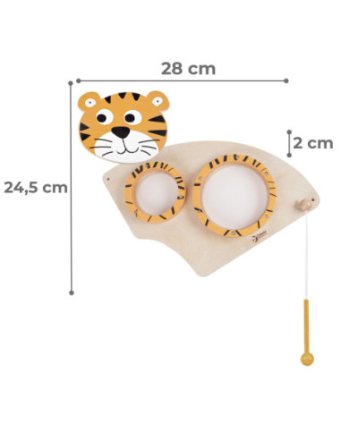 CLASSIC WORLD EDU Muzyczna Tablica Ścienna TYGRYSEK