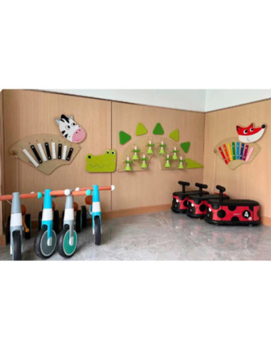 CLASSIC WORLD EDU Muzyczna Tablica Ścienna ZEBRA