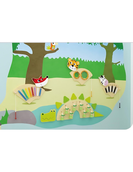 CLASSIC WORLD EDU Muzyczna Tablica Ścienna ZEBRA