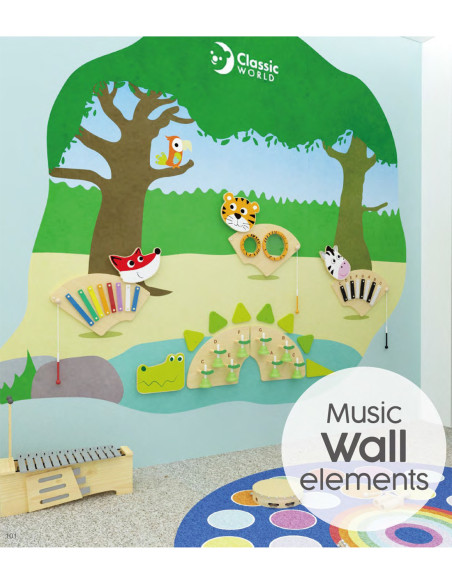 CLASSIC WORLD EDU Muzyczna Tablica Ścienna LISEK