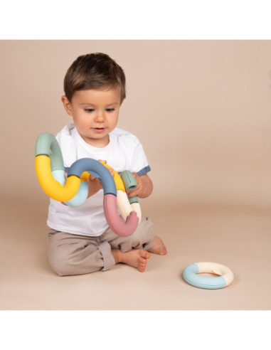 Smoby Little Krążki Edukacyjne Układanka Kółka dla Dzieci 12 elementów