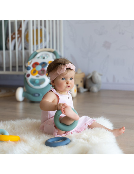 Smoby Little Krążki Edukacyjne Układanka Kółka dla Dzieci 12 elementów