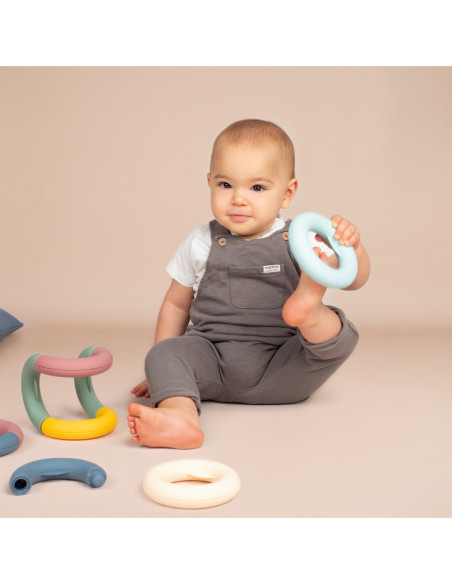 Smoby Little Krążki Edukacyjne Układanka Kółka dla Dzieci 12 elementów