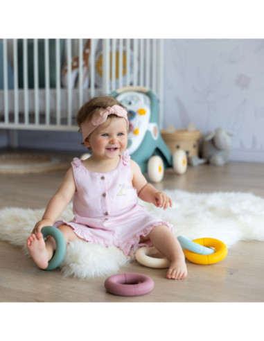 Smoby Little Krążki Edukacyjne Układanka Kółka dla Dzieci 12 elementów