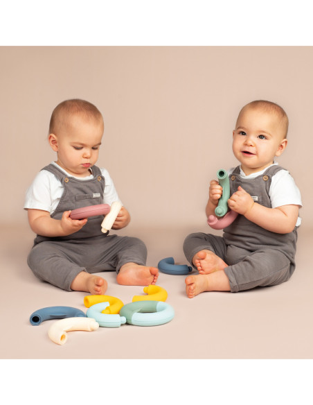 Smoby Little Krążki Edukacyjne Układanka Kółka dla Dzieci 12 elementów