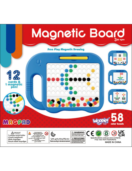 WOOPIE Tablica Magnetyczna dla Dzieci Montessori MagPad Słonik