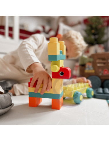 WOOPIE Duży Pociąg Kolejka Ciuchcia Klocki