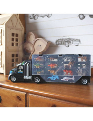 WOOPIE Samochód Transporter Dinozaury Ciężarówka