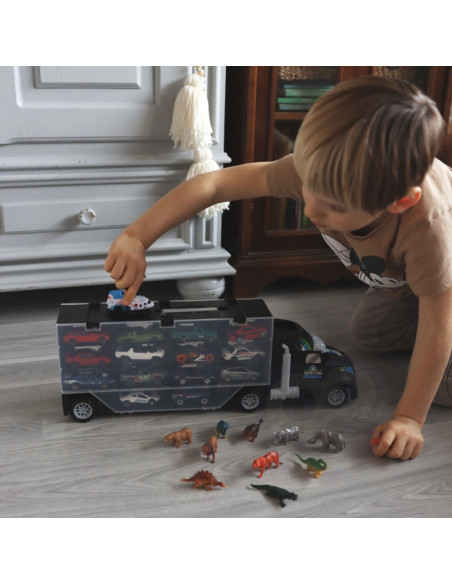 WOOPIE Samochód Transporter Dinozaury Ciężarówka