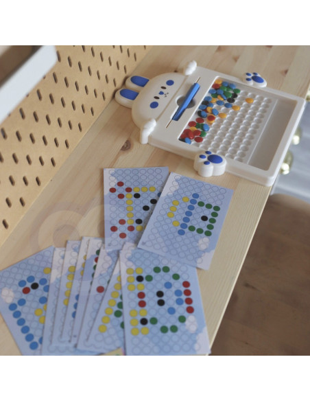 WOOPIE Tablica Magnetyczna dla Dzieci Montessori MagPad Królik