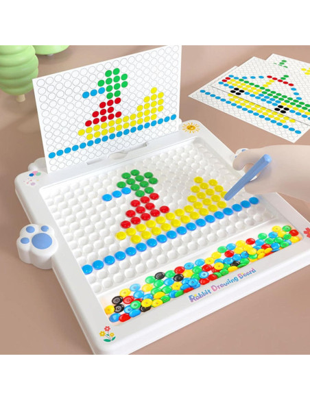 WOOPIE Tablica Magnetyczna dla Dzieci Montessori MagPad Królik