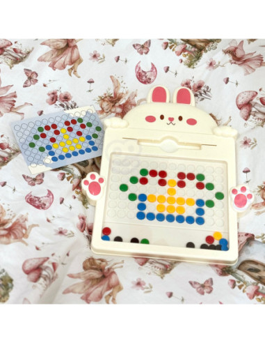 WOOPIE Tablica Magnetyczna dla Dzieci Montessori MagPad Królik