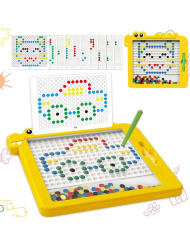 WOOPIE Tablica Magnetyczna dla Dzieci Montessori MagPad Dinozaur