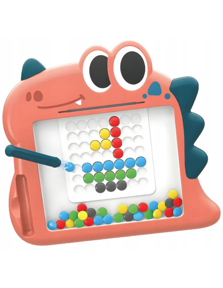 WOOPIE Tablica Magnetyczna dla Dzieci Montessori MagPad Dinozaur