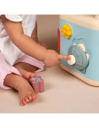 Smoby Little Sensoryczna Kostka Aktywności dla Dzieci Sorter Labirynt 13w1