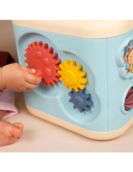 Smoby Little Sensoryczna Kostka Aktywności dla Dzieci Sorter Labirynt 13w1