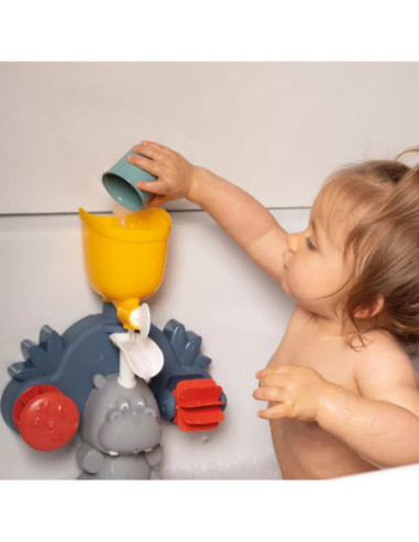 Smoby Little Zabawka Motoryczna dla Dzieci Hipopotam do Kąpieli