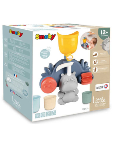 Smoby Little Zabawka Motoryczna dla Dzieci Hipopotam do Kąpieli