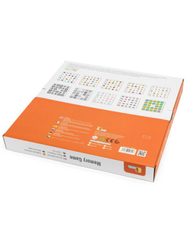 Viga Memory Gra Pamięciowa Zgadnij Obrazki 10 Kart Montessori Duża