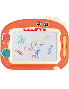 WOOPIE Znikopis Tablica Magnetyczna Kolorowa + 2 Stempelki Dinozaur 2