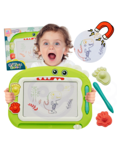 WOOPIE Magnetic Color Marker Board + 2 Dinosaur Stamps