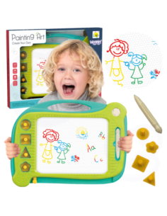WOOPIE Magnetic Color Marker Board + 4 Stamps
