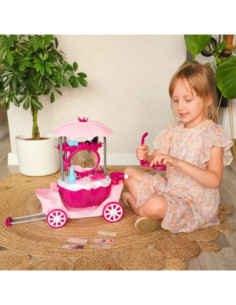 WOOPIE Salon Piękności Urody Toaletka na Kółkach Wózek Wlizka 31 akc. 4w1 2