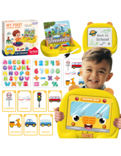 WOOPIE Magnetic Board Means of Transport Theme + Accessories