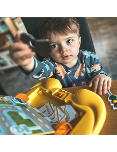 WOOPIE Tablica Magnetyczna Motyw Środki Transportu + Akcesoria